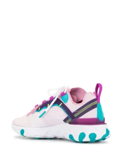 Shop Nike React Element 55 Sneakers In Pink