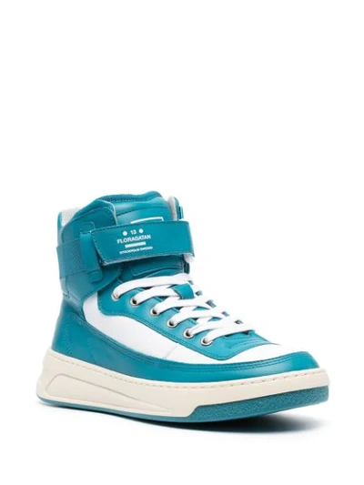 Shop Acne Studios Babila High-top Sneakers In Blue