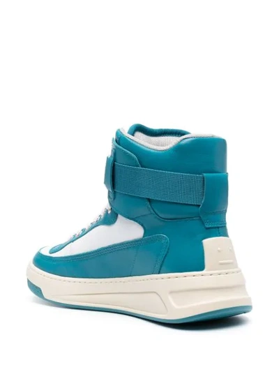 Shop Acne Studios Babila High-top Sneakers In Blue