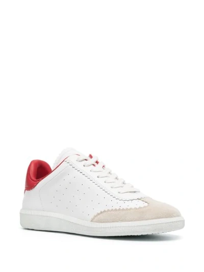 Shop Isabel Marant Bryce Low-top Sneakers In White