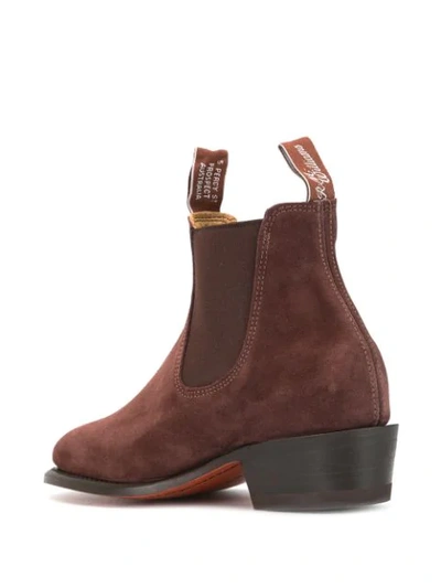 Shop R.m.williams Lady Yearling Chelsea Boots In Brown