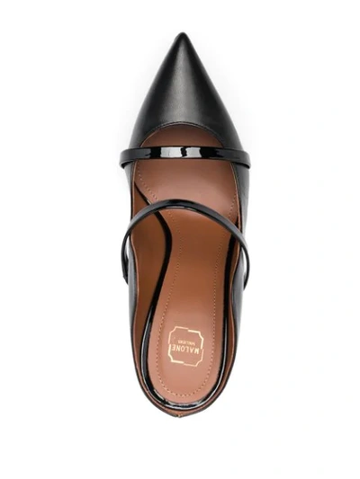 Shop Malone Souliers Maureen Pointed Pumps In Black