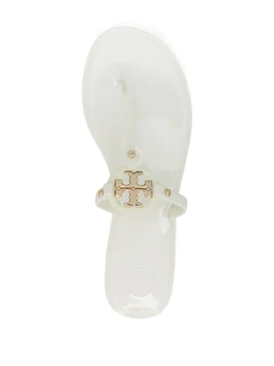 Shop Tory Burch Miller Flat Sandals In White