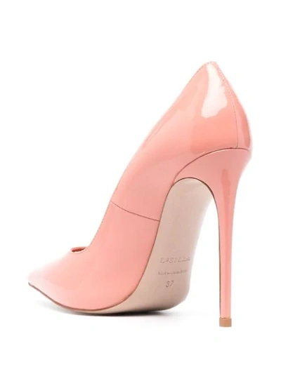 Shop Le Silla Eva Pointed Toe Pumps In Pink