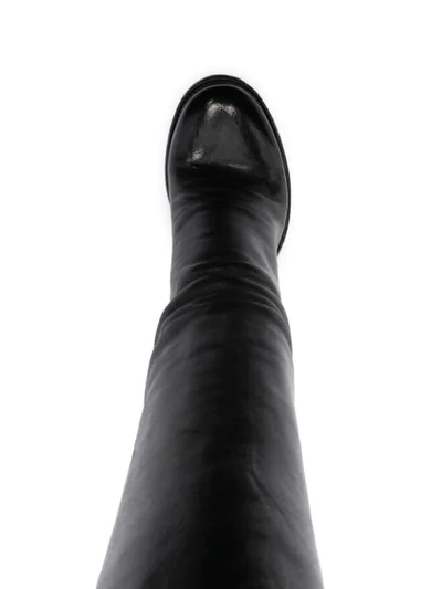 Shop Officine Creative Vernon Leather Boots In Black