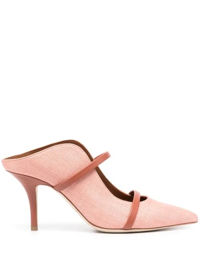 Shop Malone Souliers Maureen Pointed Mules In Pink