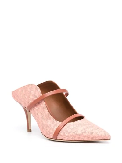Shop Malone Souliers Maureen Pointed Mules In Pink