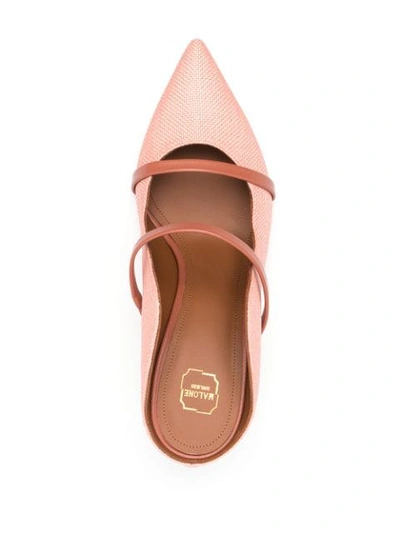 Shop Malone Souliers Maureen Pointed Mules In Pink