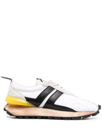 Shop Lanvin Bumper Low-top Sneakers In White