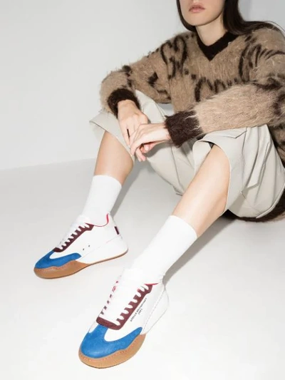 Shop Stella Mccartney Colour-block Sneakers In White