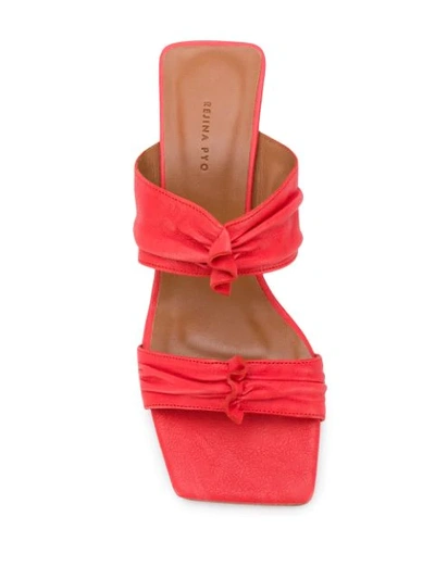 Rejina Pyo Camilla Open Toe Sandals In Red
