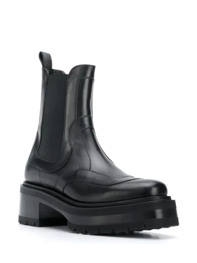 Pierre Hardy Platform Ankle Boots In Black
