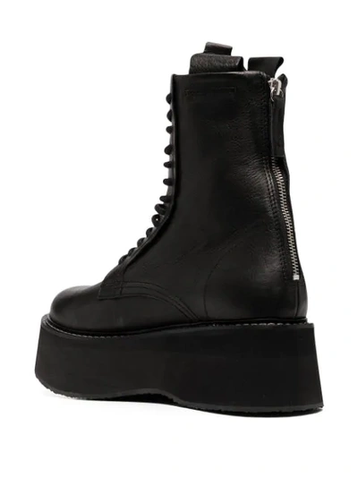 Shop Cinzia Araia Chunky Platform Boots In Black