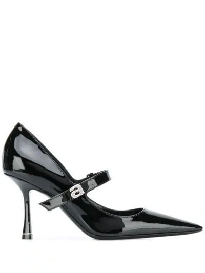 Shop Alexander Wang Grace Mary Jane Pumps In Black