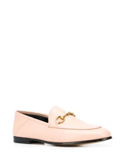 Shop Gucci Horsebit Loafers In Pink