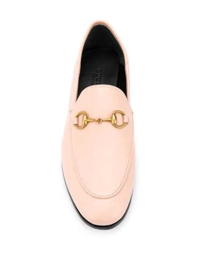 Shop Gucci Horsebit Loafers In Pink