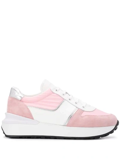 PANELLED LOW TOP SNEAKERS