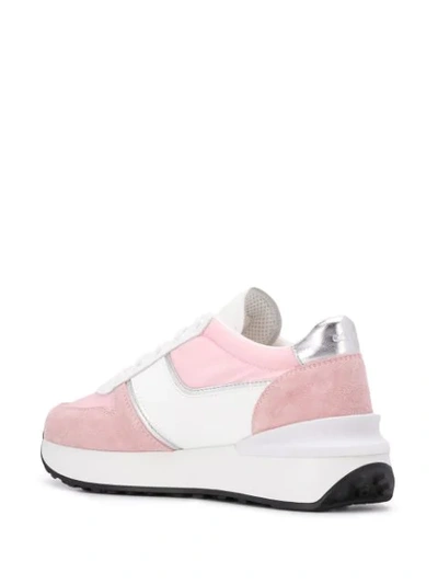 PANELLED LOW TOP SNEAKERS