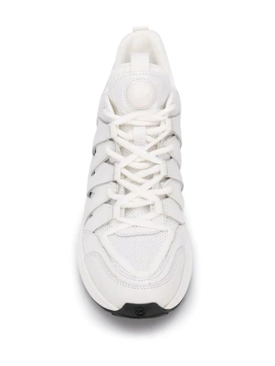 Shop Michael Michael Kors Hero Low-top Sneakers In White
