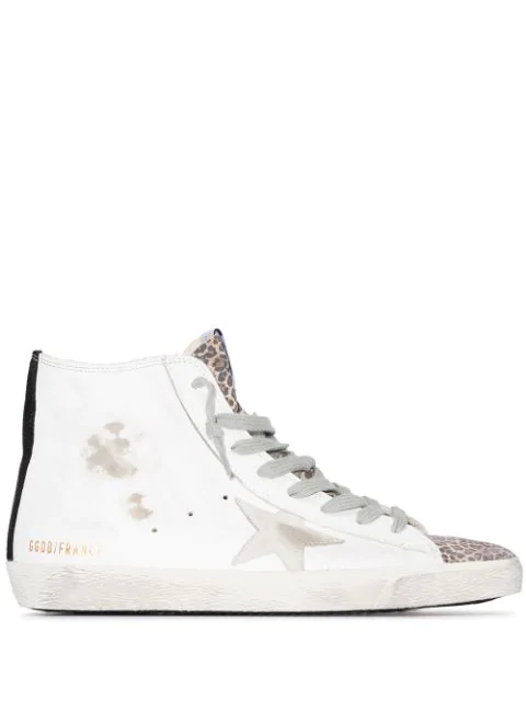 golden goose francy high top sneakers