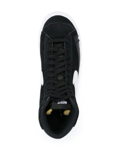 Shop Nike Blazer Mid'77 Suede High-top Sneakers In Black