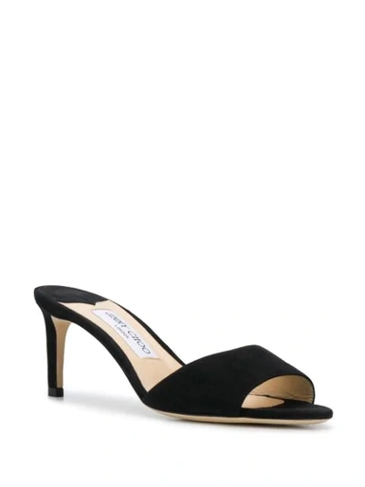 Shop Jimmy Choo Stacey 65mm Mules In Black
