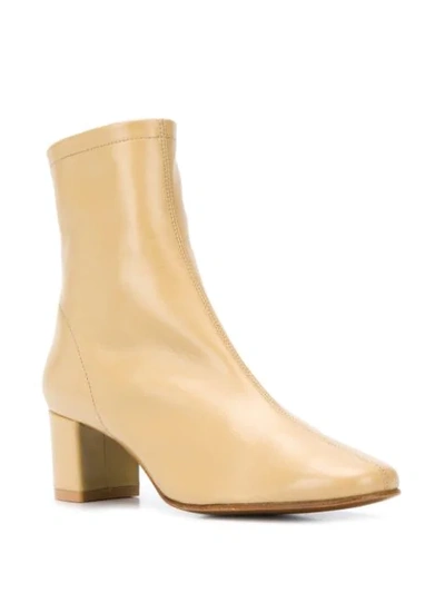 Shop By Far 55mm Sofia Ankle Boots In Neutrals