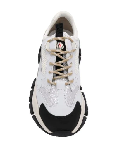 Shop Moncler Leave No Trace Sneakers In White