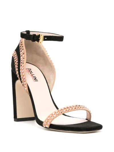 Shop Pollini X Nataly Osmann Embellished Sandals In Black