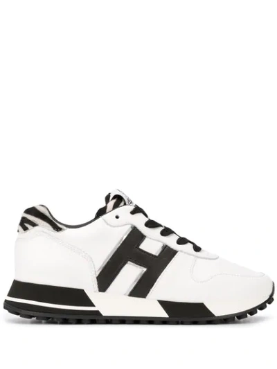 Shop Hogan H383 Low-top Sneakers In White