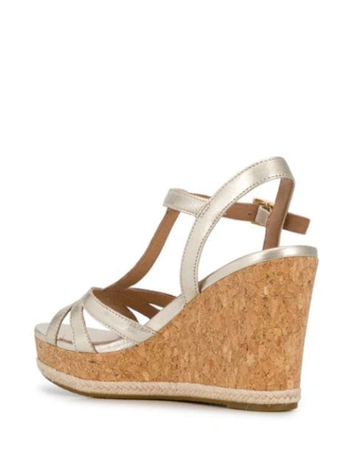 Ugg Melissa Wedge Sandals In Gold