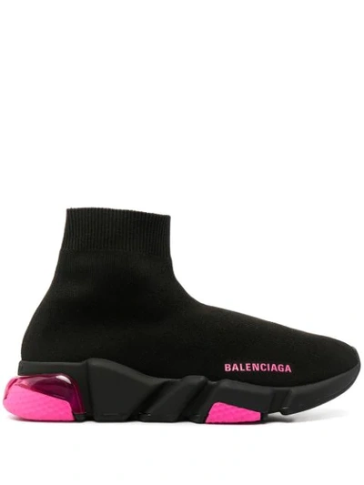 Shop Balenciaga Speed Sock-style Sneakers In Black