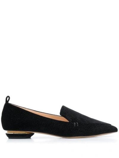 Shop Nicholas Kirkwood Beya Loafers In Black