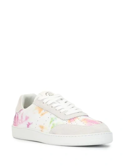 Shop Loeffler Randall Kelly Tie-dye Low-top Sneakers In White