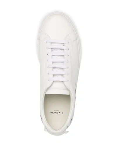 Shop Givenchy Logo-print Low-top Sneakers In White