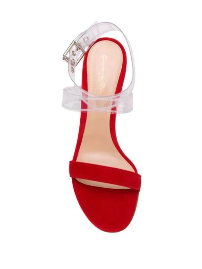 Shop Gianvito Rossi Buckled Sandals In Red