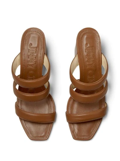 Shop Jimmy Choo Auna 65mm Sandals In Brown