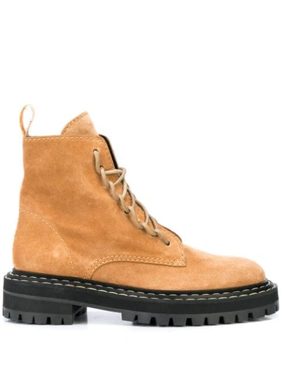 PROENZA SCHOULER LACE-UP ANKLE BOOTS 