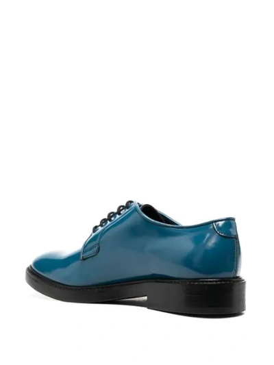 Shop Paul Smith Turner Derby Lace-up Shoes In Blue