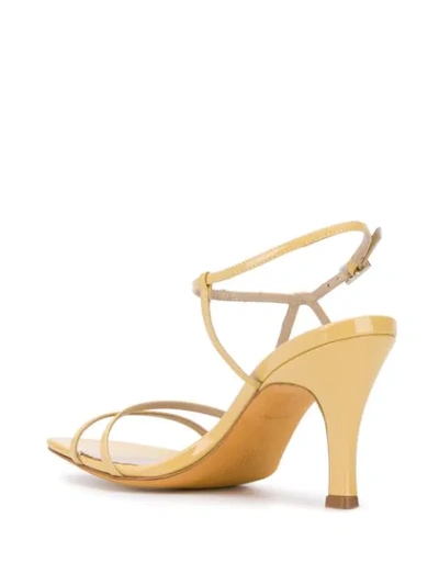 Shop Maryam Nassir Zadeh Irene Strappy Sandals In Yellow