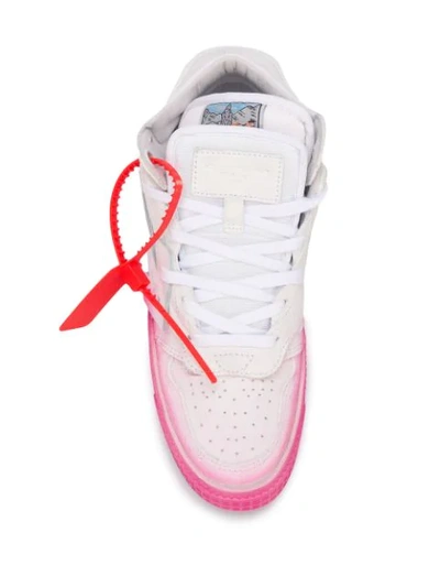 Shop Off-white 3.0 Low-top Ombré Sneakers In White