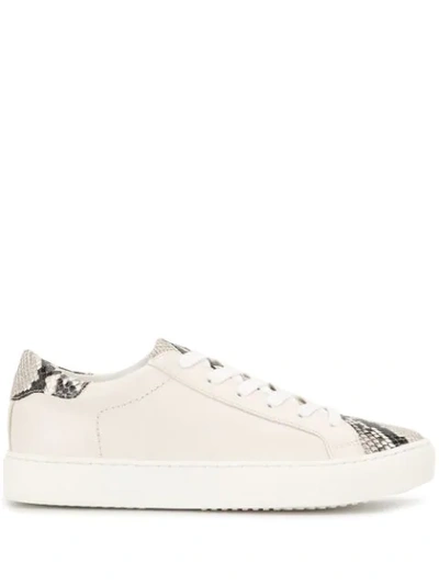 Shop Veronica Beard Bibi Low-top Trainers In Neutrals