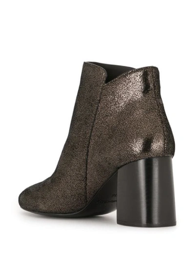 Shop See By Chloé Side-zip Boots In Metallic