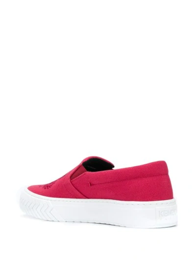 Shop Kenzo K-skate Low-top Sneakers In Pink