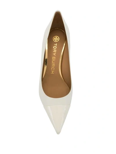 Shop Tory Burch Penelope 65mm Pumps In White