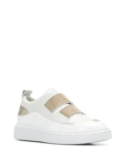 Shop Steffen Schraut Embellished Slip-on Sneakers In White