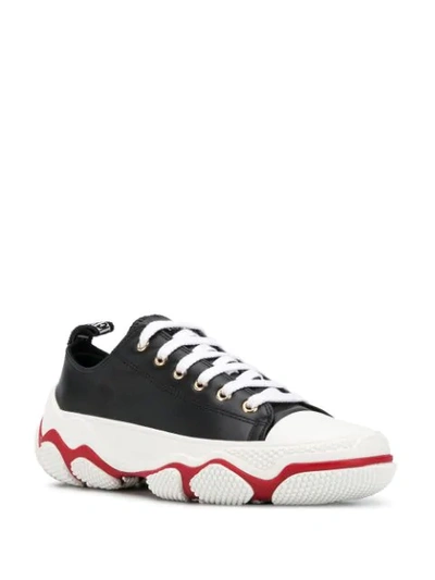 Shop Red Valentino Glam Run Low-top Sneakers In Black