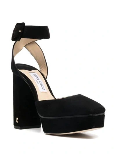 Shop Jimmy Choo Jinn 125 Sandals In Black