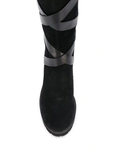 Shop Steffen Schraut Buckled Chunky-heel Boots In Black