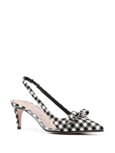 Redv Sandie Checked Pumps In Black